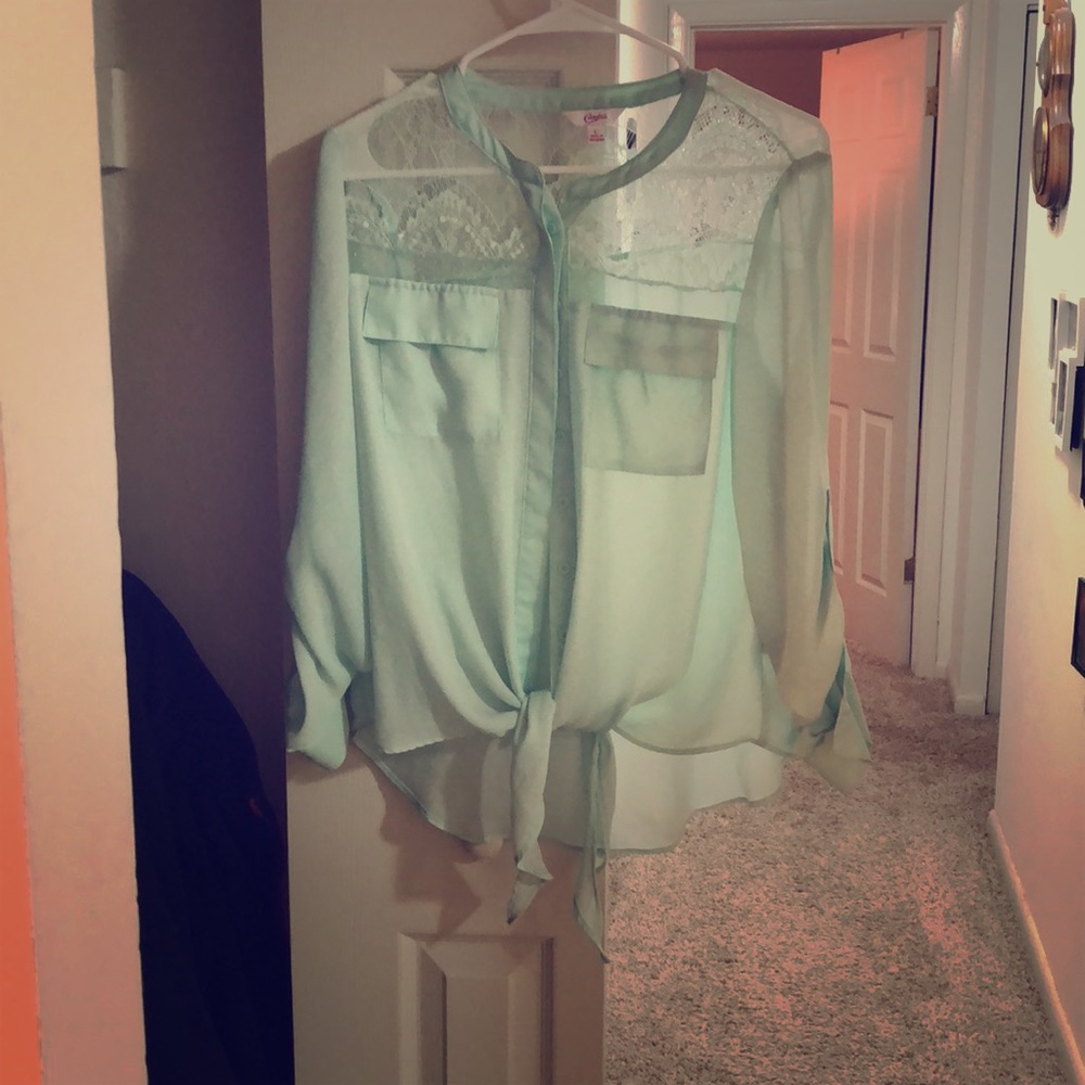 Polyester blouse